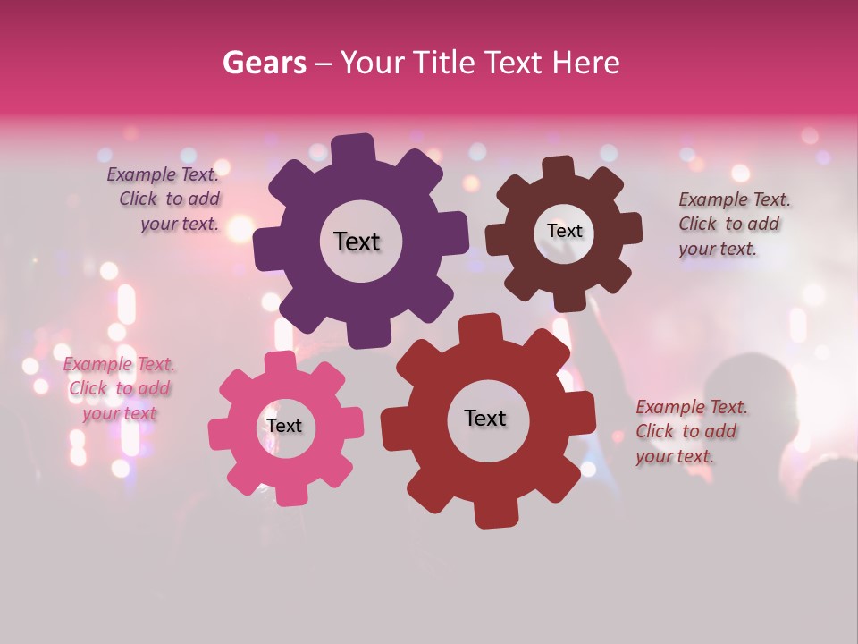 Song Happy Reflector PowerPoint Template