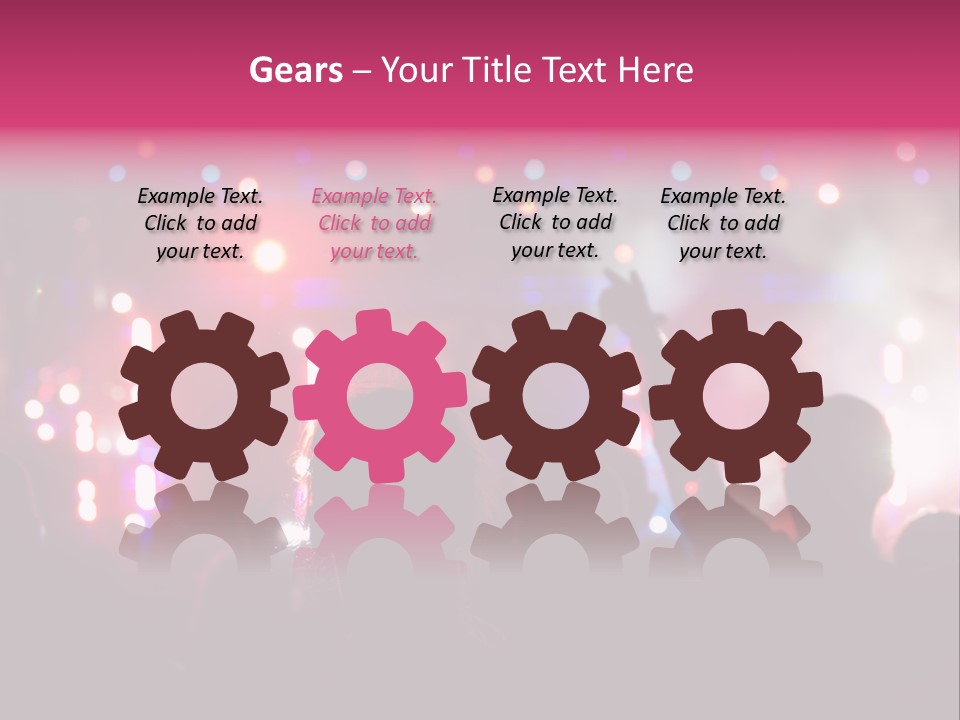 Song Happy Reflector PowerPoint Template