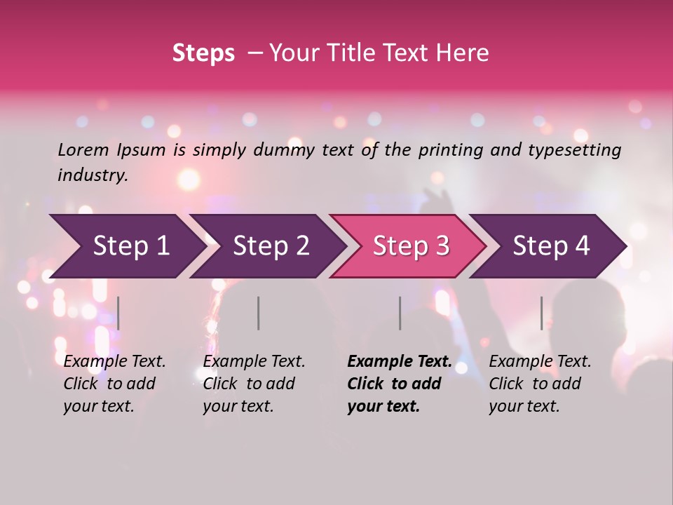 Song Happy Reflector PowerPoint Template