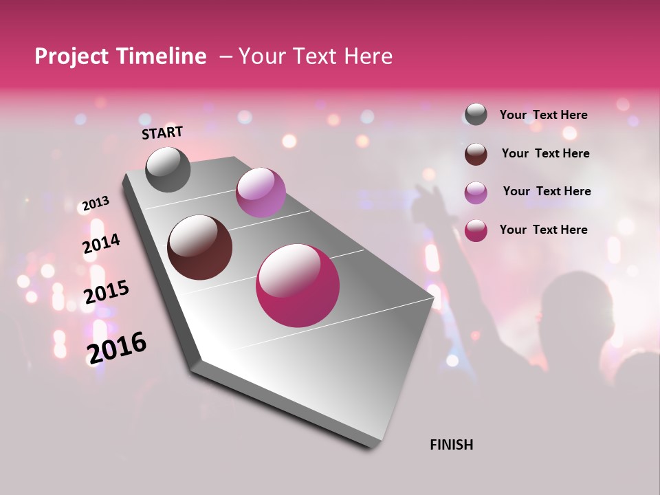 Song Happy Reflector PowerPoint Template