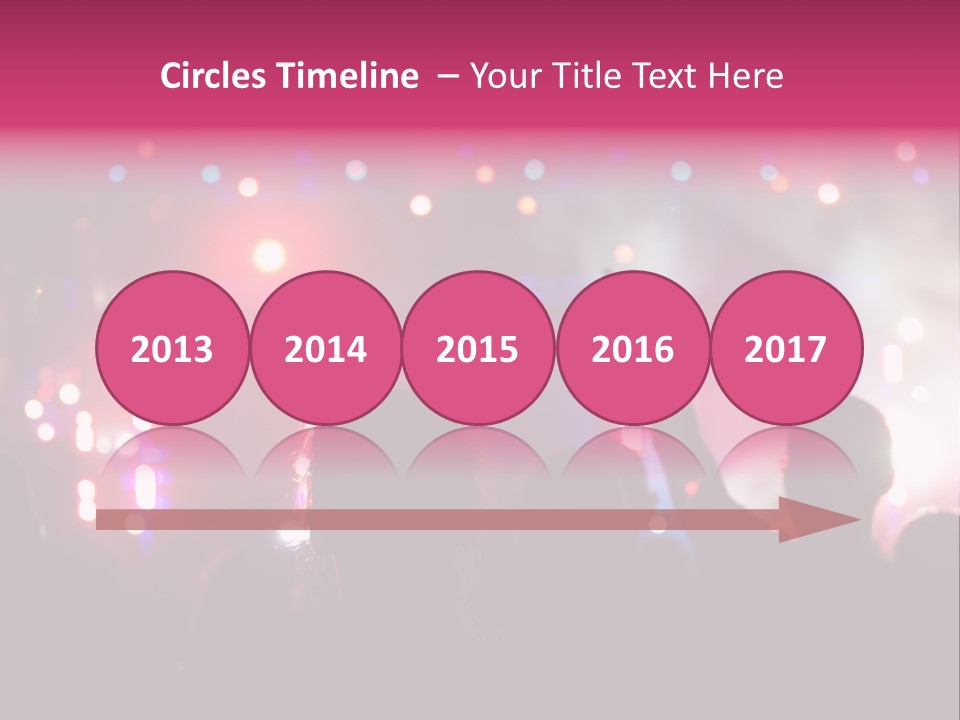 Song Happy Reflector PowerPoint Template
