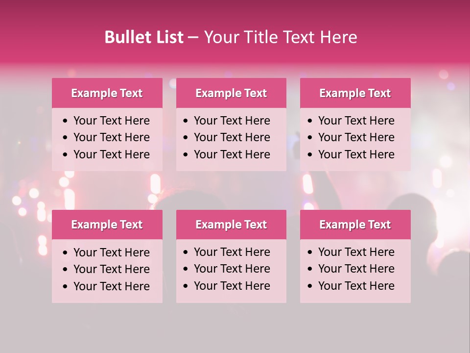 Song Happy Reflector PowerPoint Template