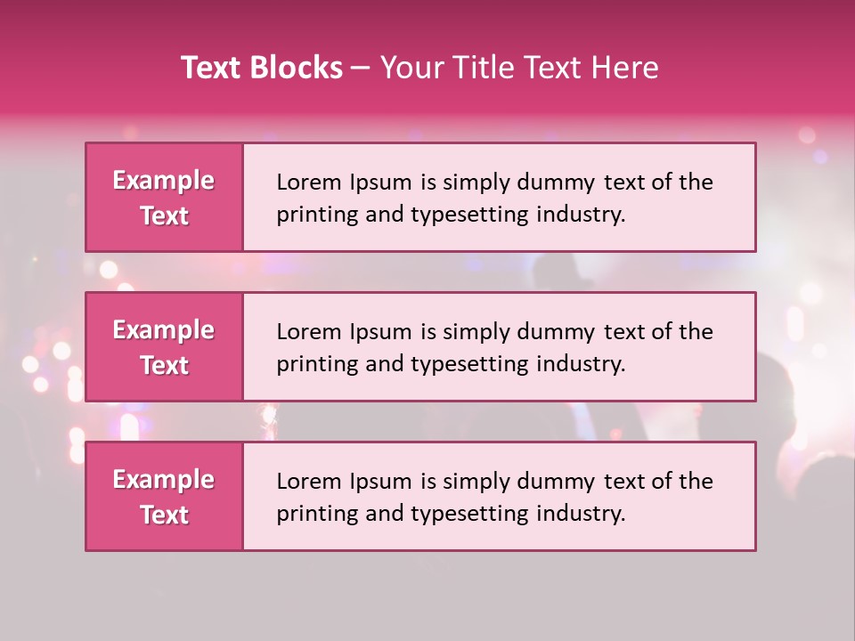 Song Happy Reflector PowerPoint Template