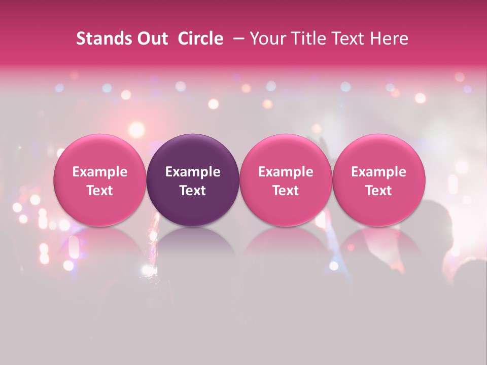 Song Happy Reflector PowerPoint Template