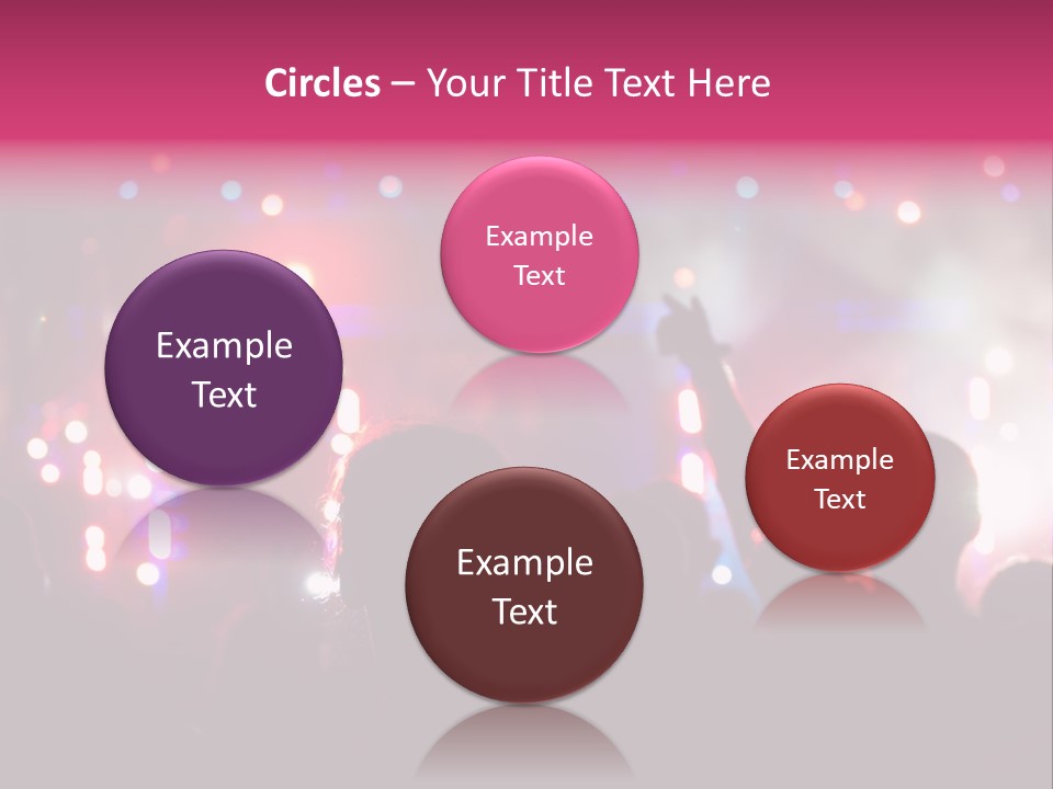 Song Happy Reflector PowerPoint Template