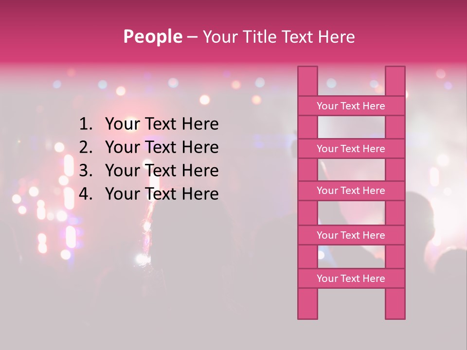 Song Happy Reflector PowerPoint Template