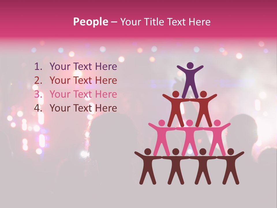 Song Happy Reflector PowerPoint Template