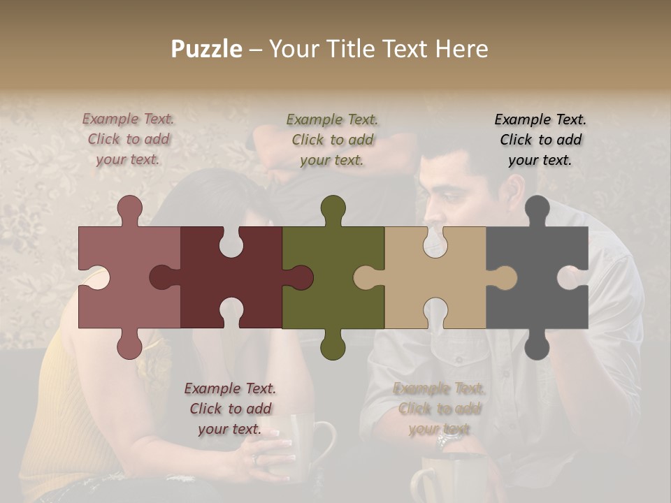 Boy Folded Arms Sad PowerPoint Template