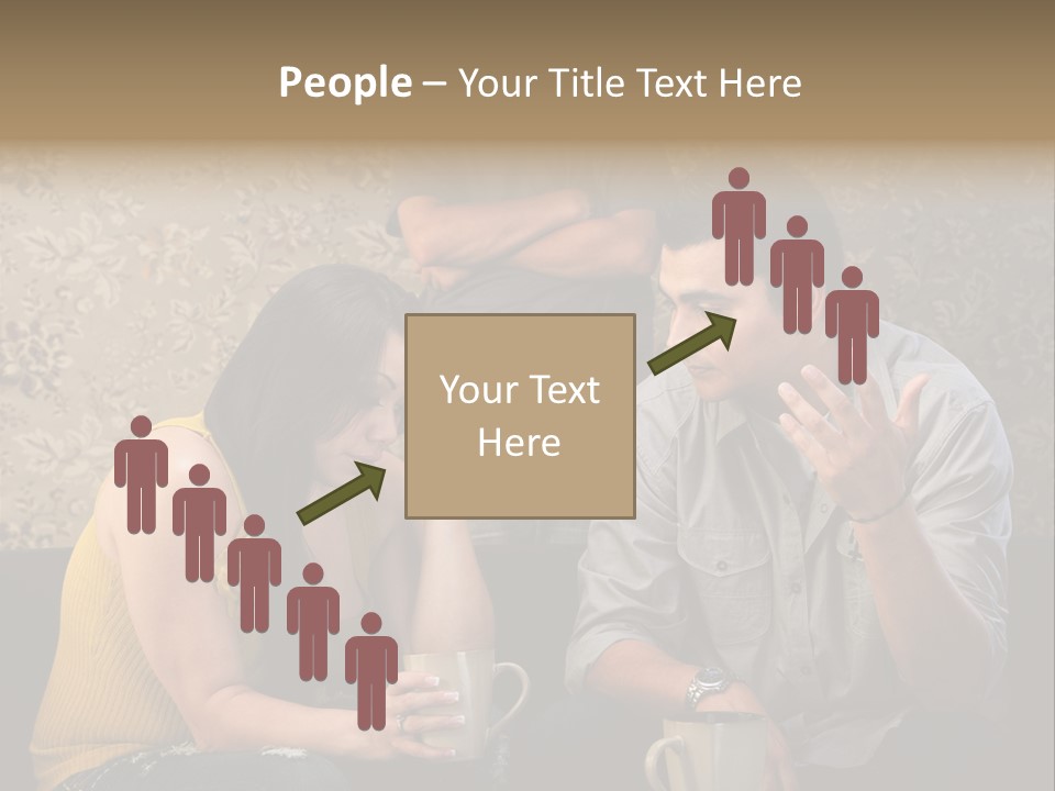 Boy Folded Arms Sad PowerPoint Template