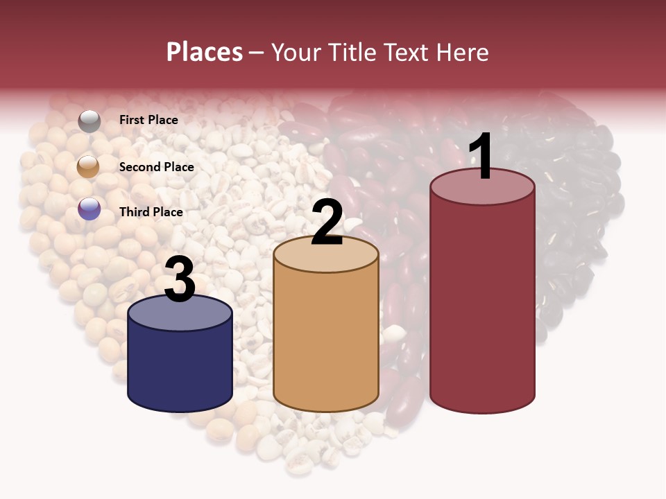 Split Red Organic PowerPoint Template