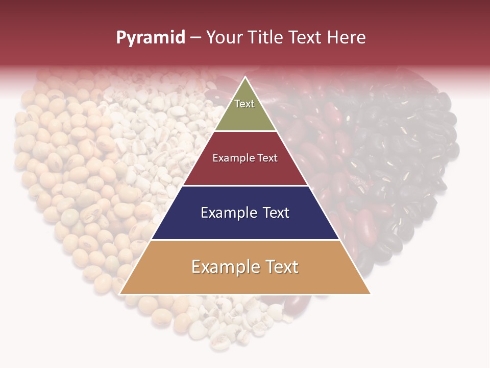 Split Red Organic PowerPoint Template