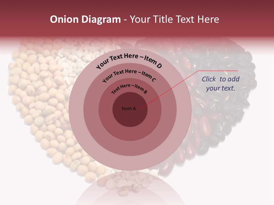 Split Red Organic PowerPoint Template