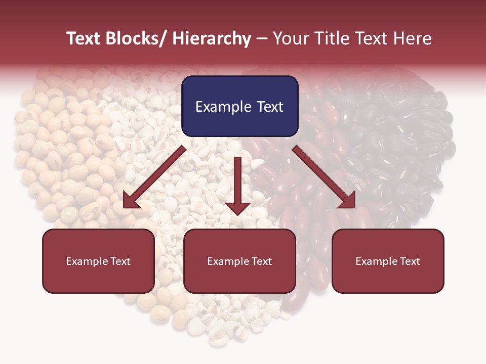 Split Red Organic PowerPoint Template