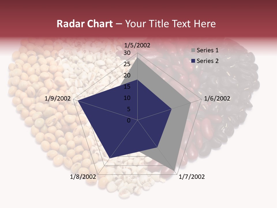 Split Red Organic PowerPoint Template