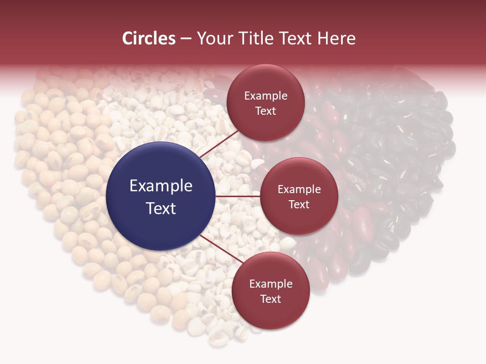 Split Red Organic PowerPoint Template