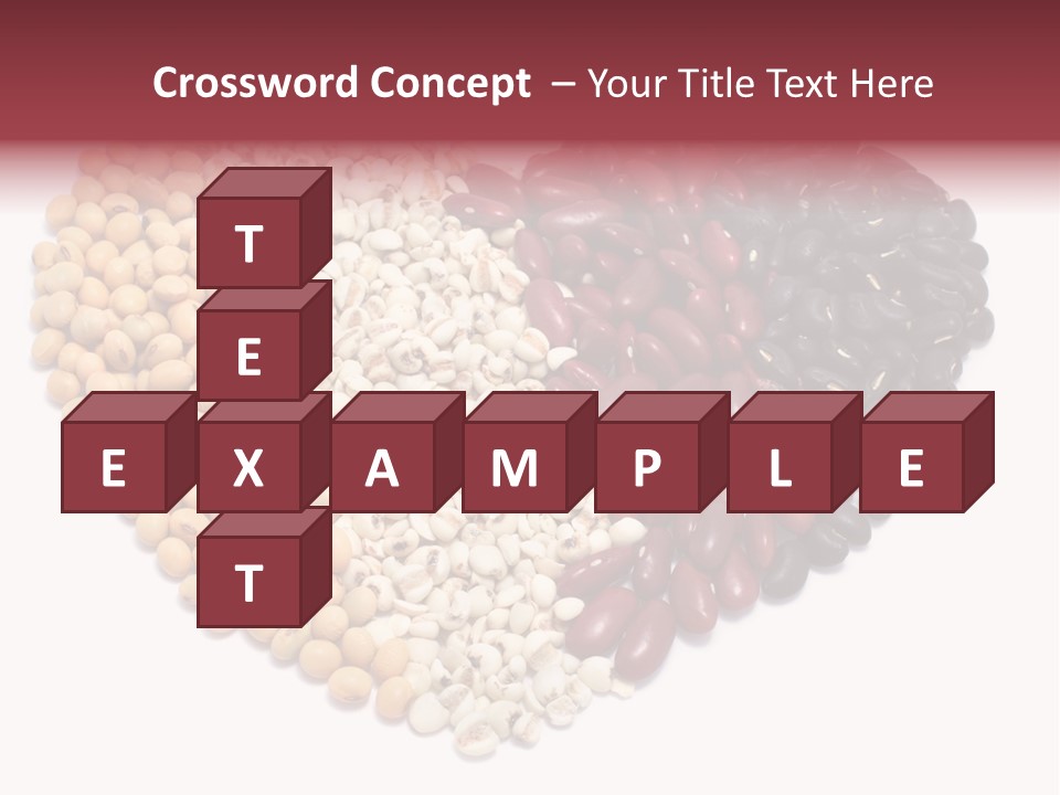 Split Red Organic PowerPoint Template