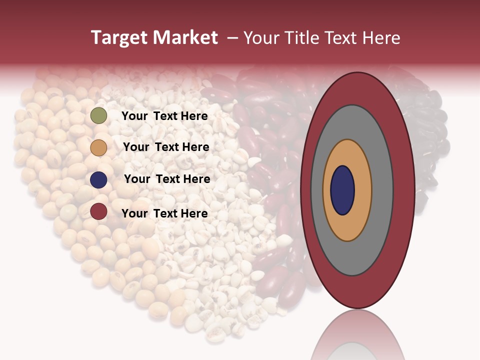 Split Red Organic PowerPoint Template