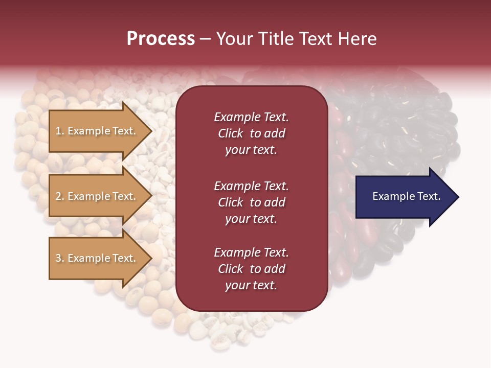 Split Red Organic PowerPoint Template
