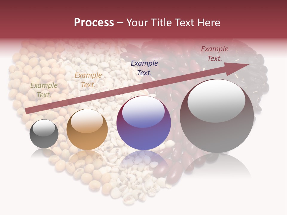 Split Red Organic PowerPoint Template