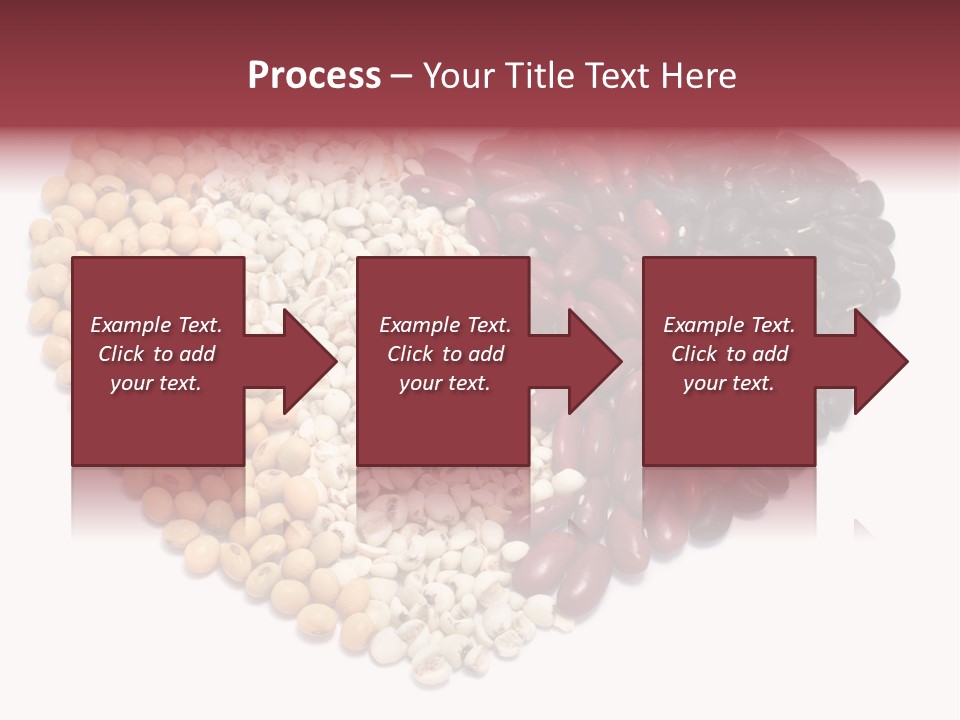 Split Red Organic PowerPoint Template