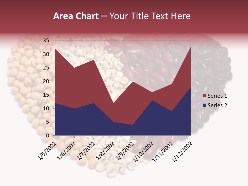 Split Red Organic PowerPoint Template