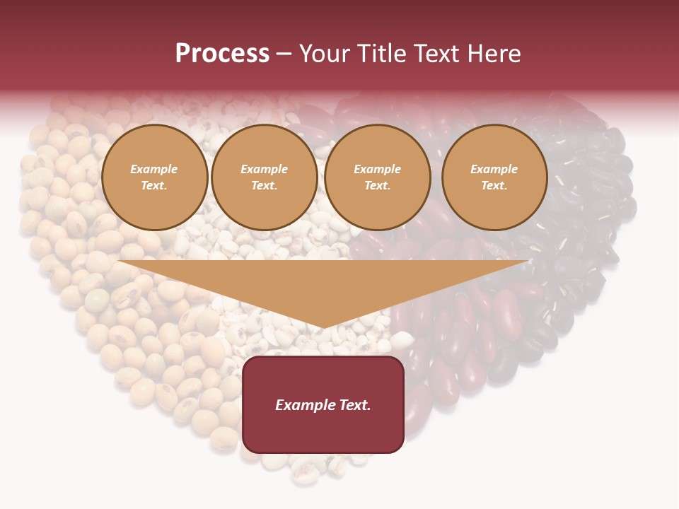Split Red Organic PowerPoint Template