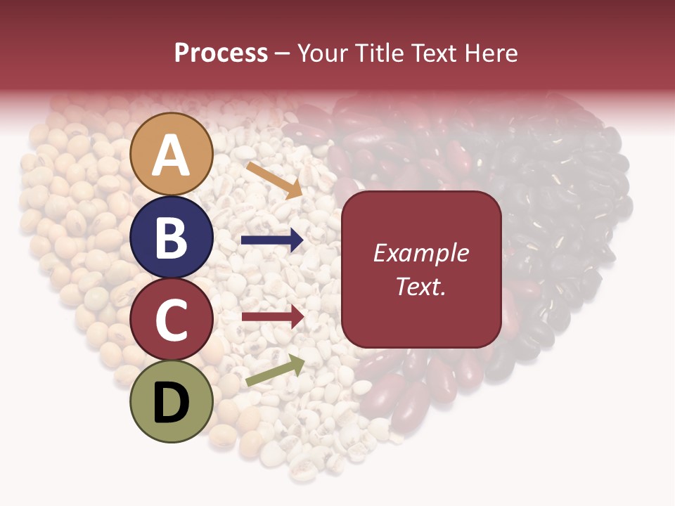 Split Red Organic PowerPoint Template