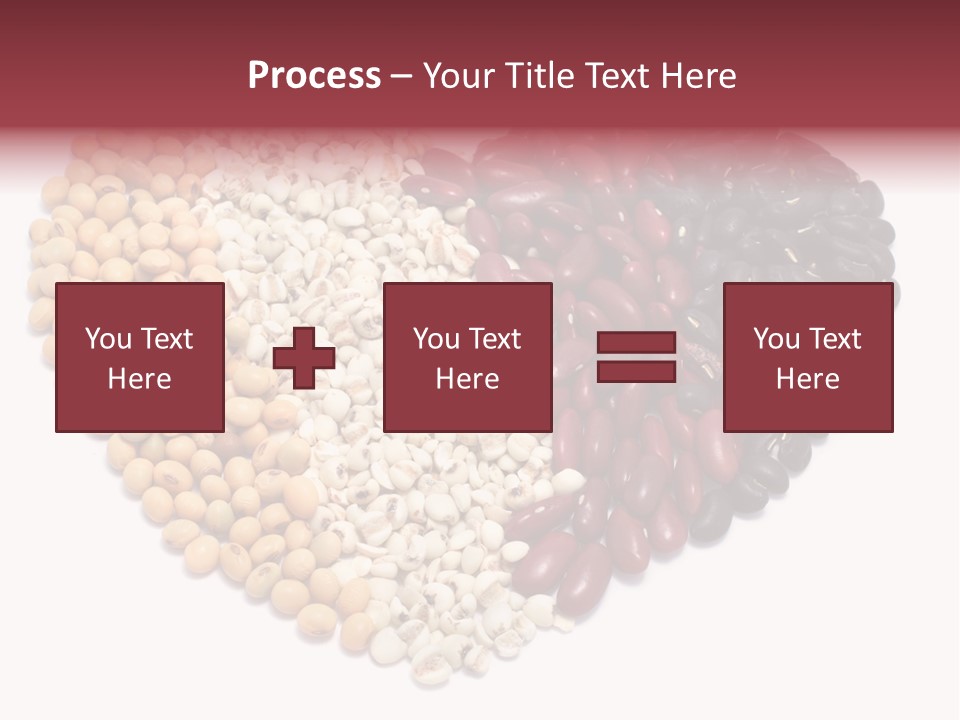 Split Red Organic PowerPoint Template