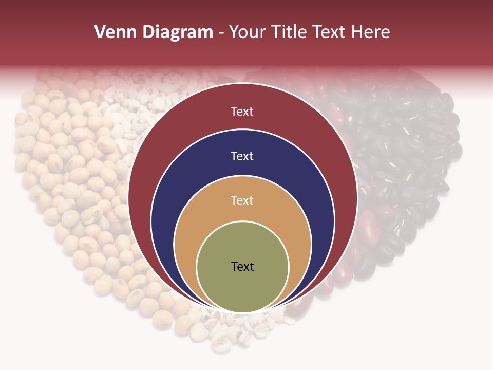 Split Red Organic PowerPoint Template
