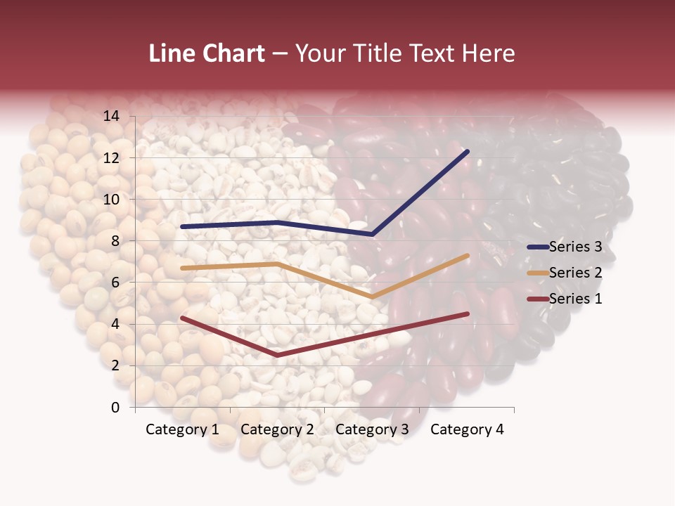 Split Red Organic PowerPoint Template