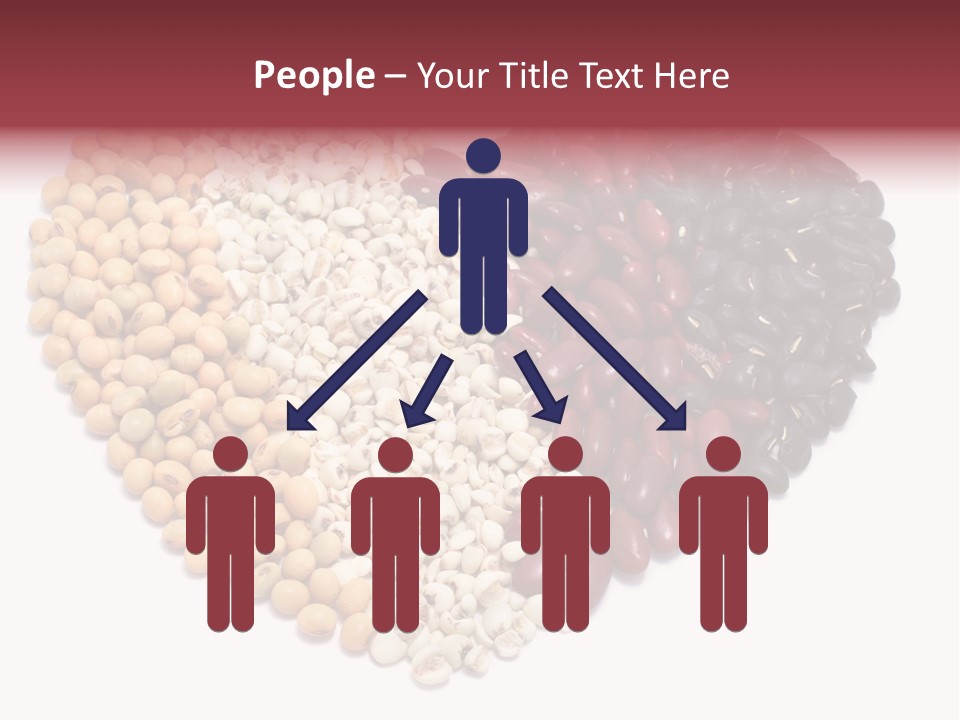 Split Red Organic PowerPoint Template