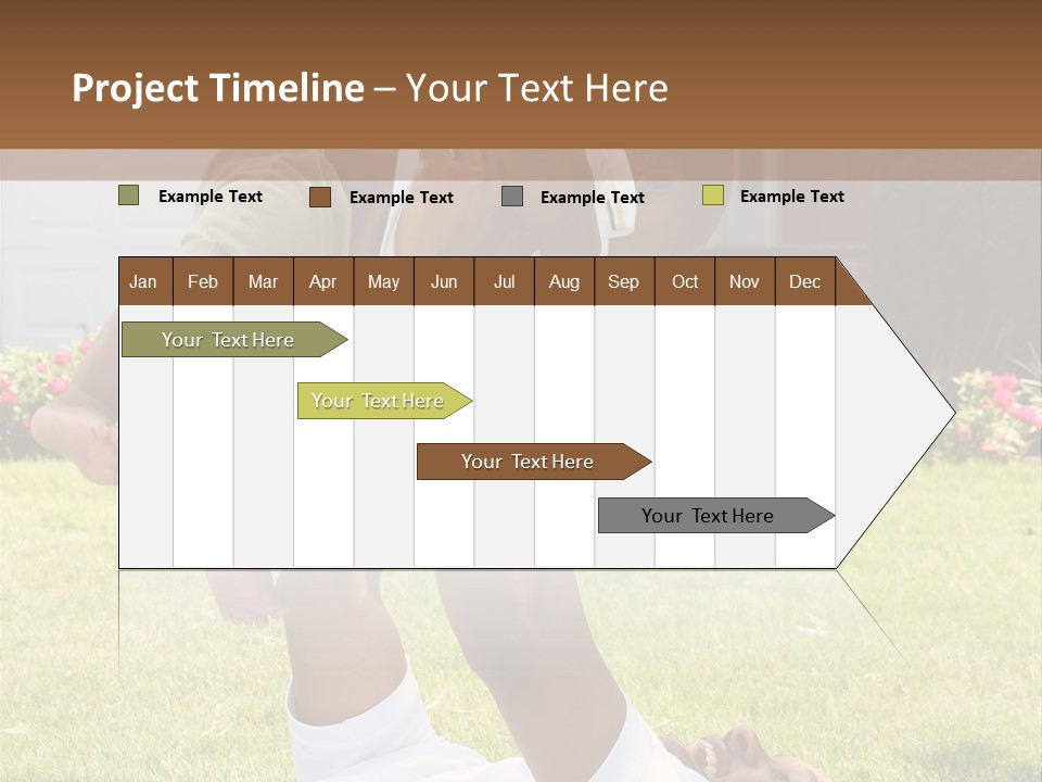 A Couple Of People That Are Laying In The Grass PowerPoint Template