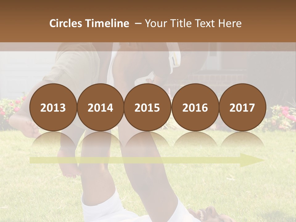 A Couple Of People That Are Laying In The Grass PowerPoint Template