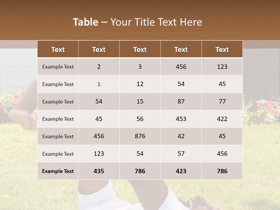 A Couple Of People That Are Laying In The Grass PowerPoint Template