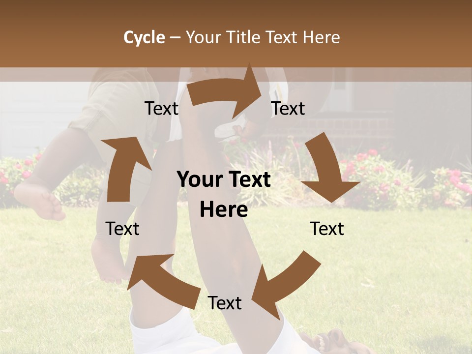 A Couple Of People That Are Laying In The Grass PowerPoint Template