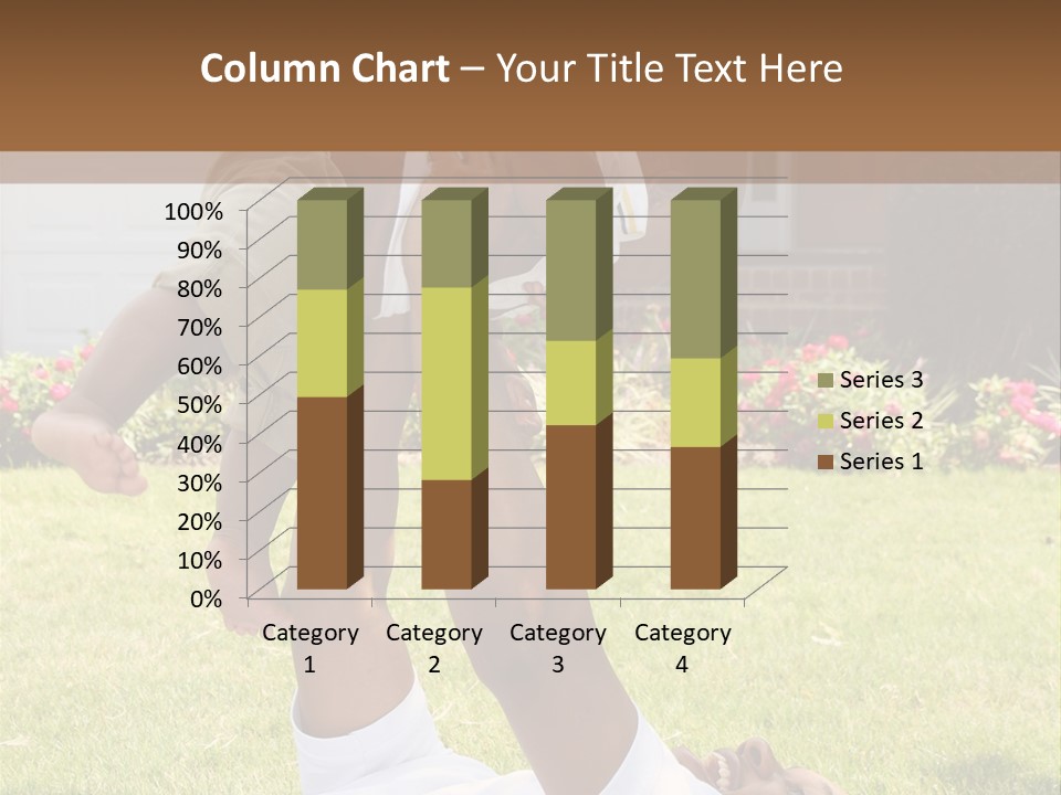 A Couple Of People That Are Laying In The Grass PowerPoint Template