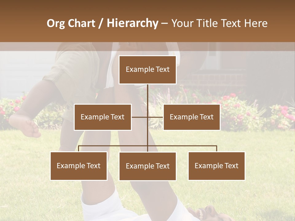 A Couple Of People That Are Laying In The Grass PowerPoint Template