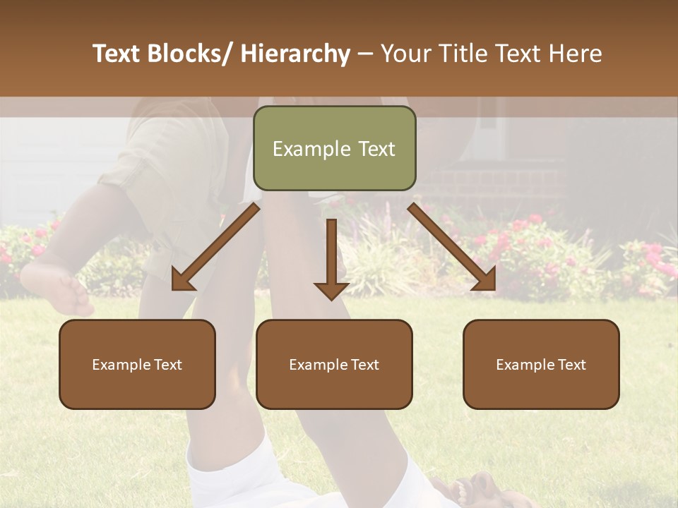 A Couple Of People That Are Laying In The Grass PowerPoint Template