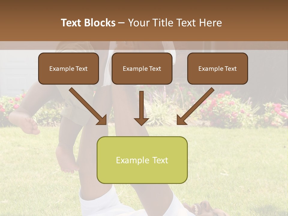 A Couple Of People That Are Laying In The Grass PowerPoint Template