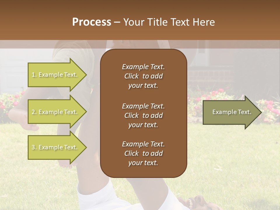 A Couple Of People That Are Laying In The Grass PowerPoint Template