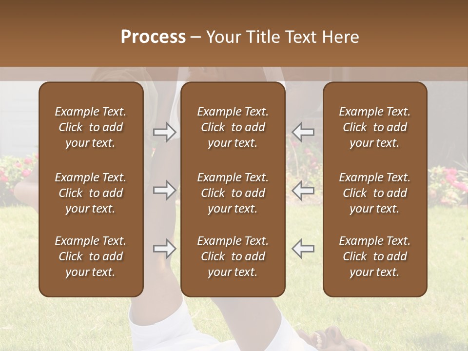 A Couple Of People That Are Laying In The Grass PowerPoint Template