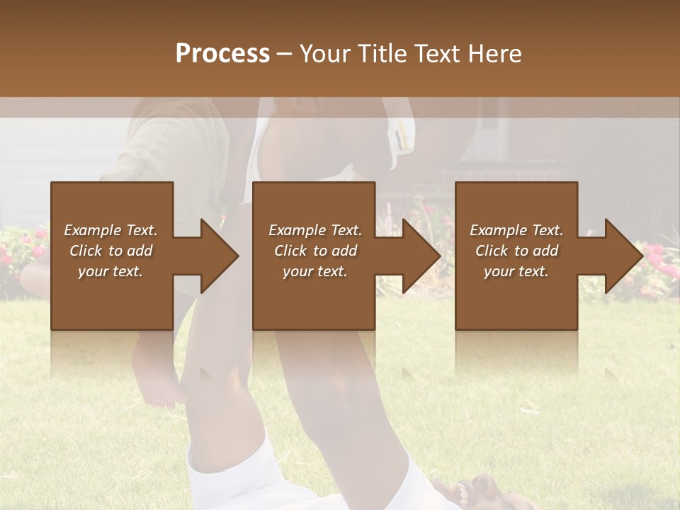 A Couple Of People That Are Laying In The Grass PowerPoint Template
