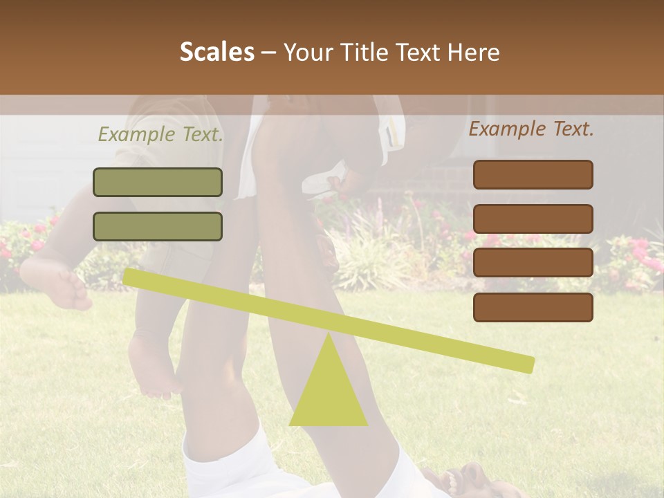 A Couple Of People That Are Laying In The Grass PowerPoint Template