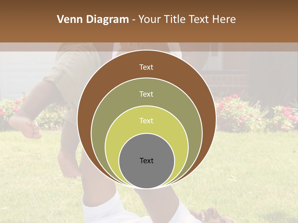 A Couple Of People That Are Laying In The Grass PowerPoint Template
