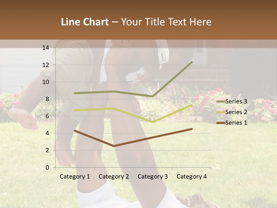A Couple Of People That Are Laying In The Grass PowerPoint Template