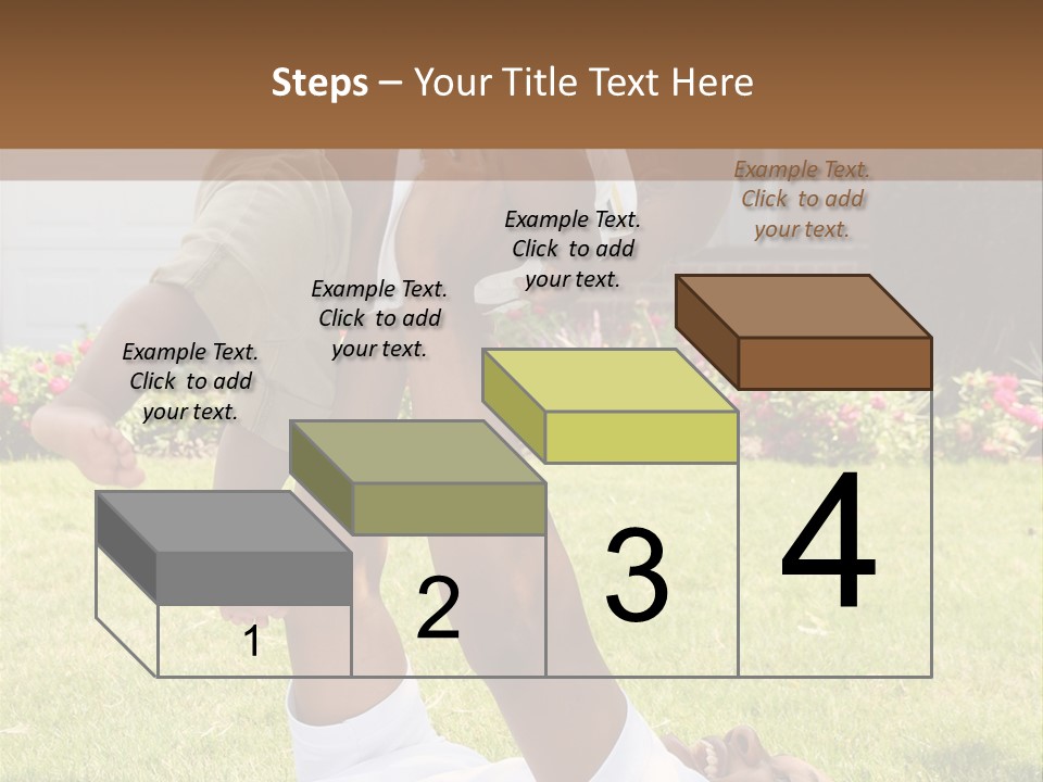 A Couple Of People That Are Laying In The Grass PowerPoint Template