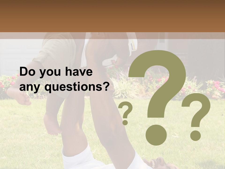 A Couple Of People That Are Laying In The Grass PowerPoint Template