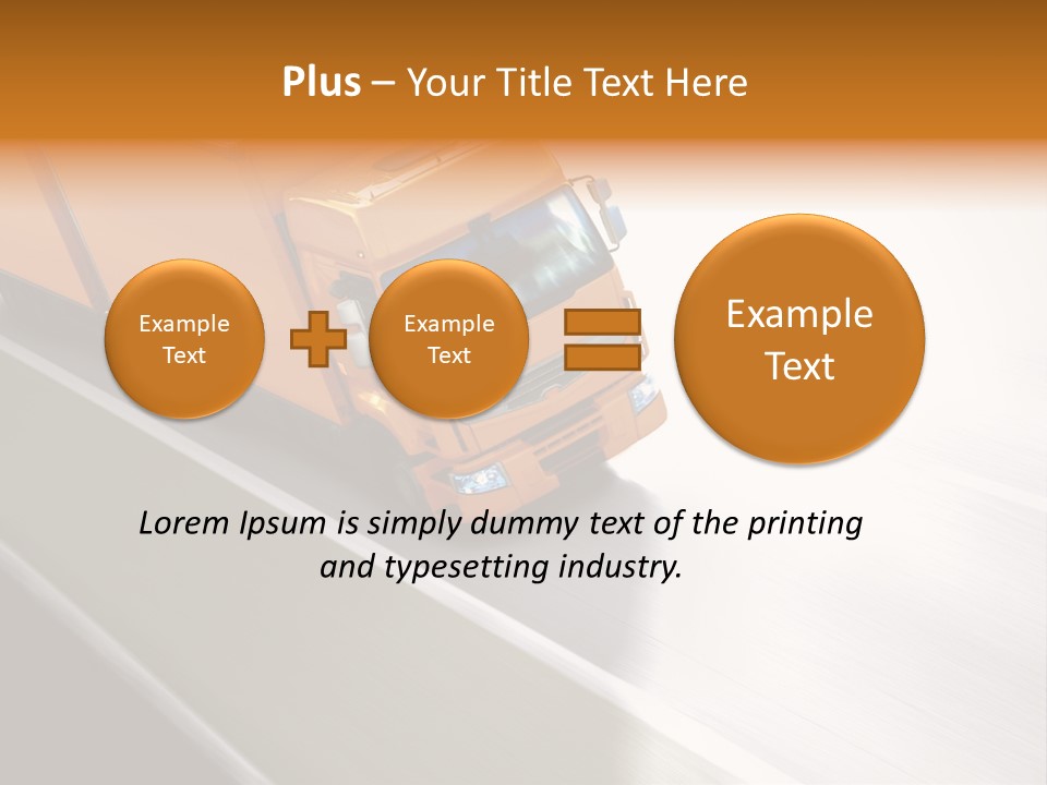 Plate French Macaroon PowerPoint Template