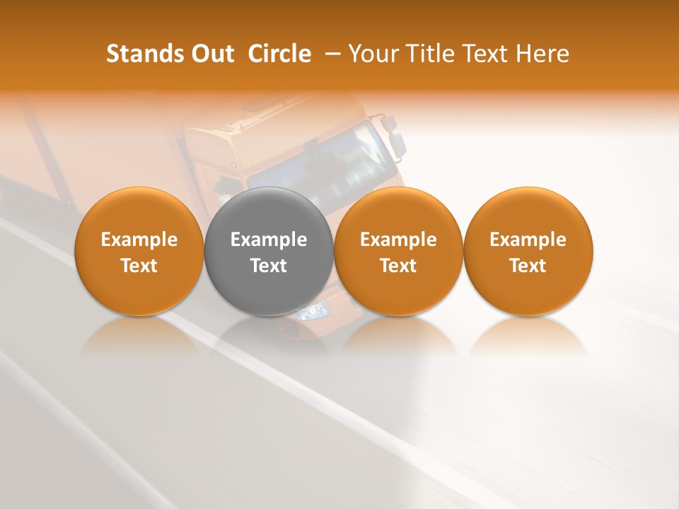 Plate French Macaroon PowerPoint Template