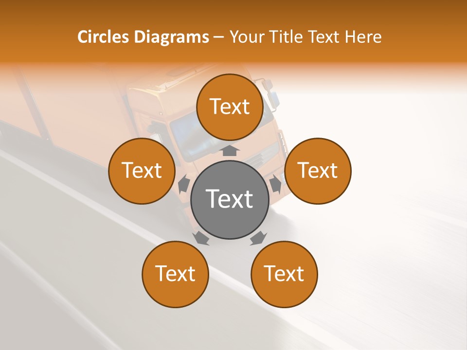 Plate French Macaroon PowerPoint Template